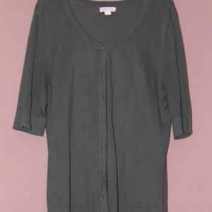 Olive Green Cardigan